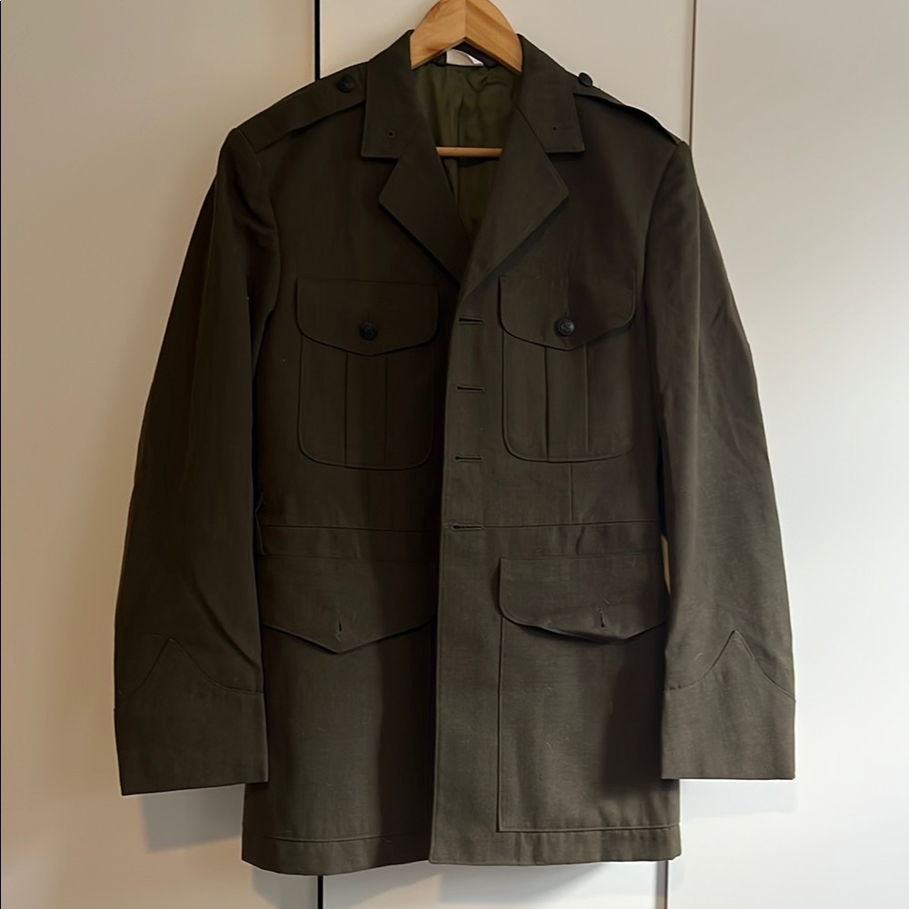 Men's Olive Military Jacket